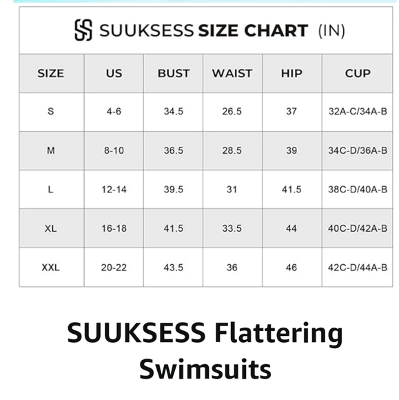 SUUKSESS 2 Piece Mesh Tankini Swimsuit - Picture 7 of 8